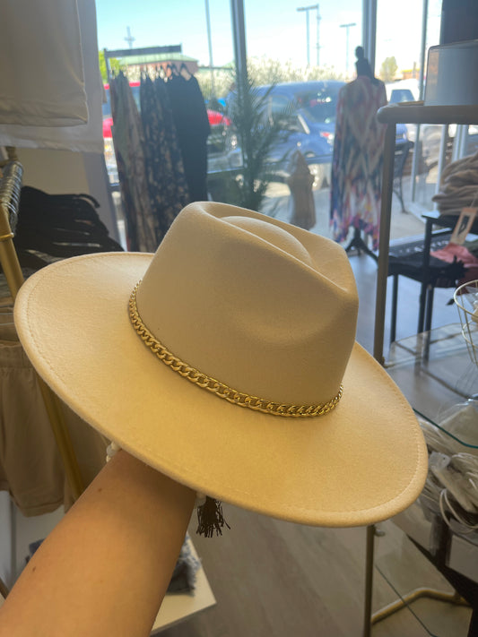 Tan Fedora